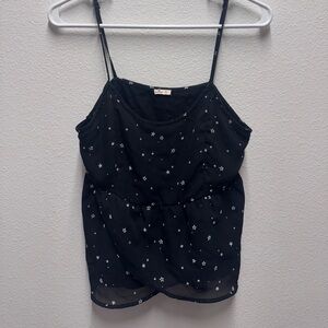 Hollister Black Star Print Top